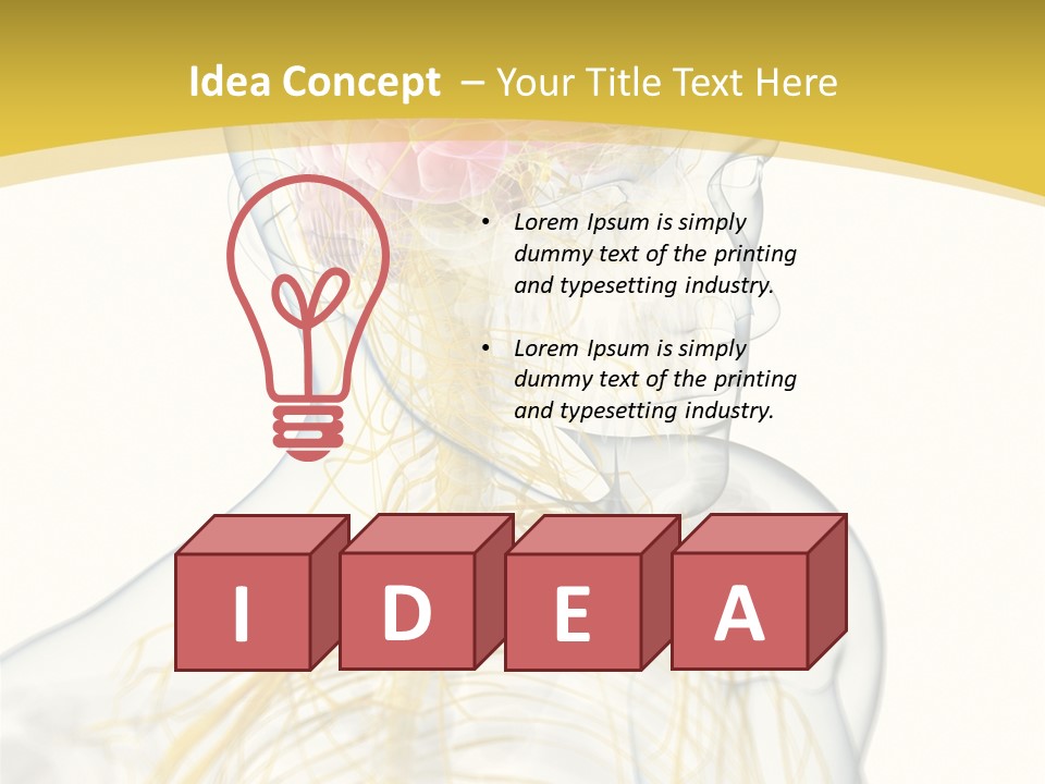 Brain Pain Biology PowerPoint Template