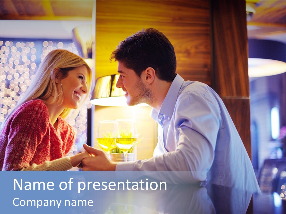 Man Woman People PowerPoint Template