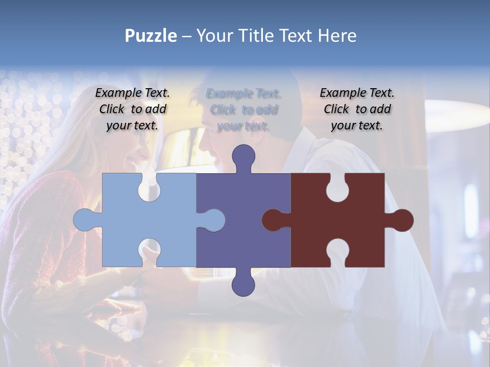 Man Woman People PowerPoint Template