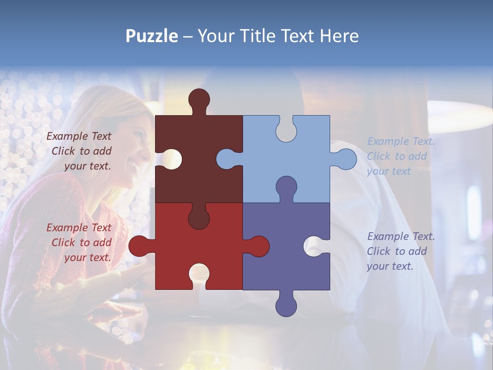 Man Woman People PowerPoint Template