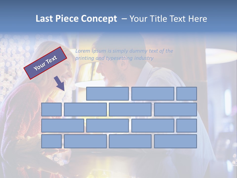 Man Woman People PowerPoint Template