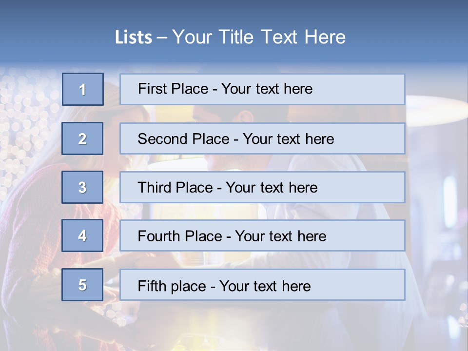 Man Woman People PowerPoint Template