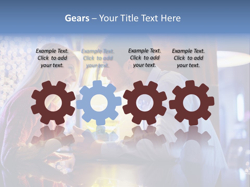 Man Woman People PowerPoint Template