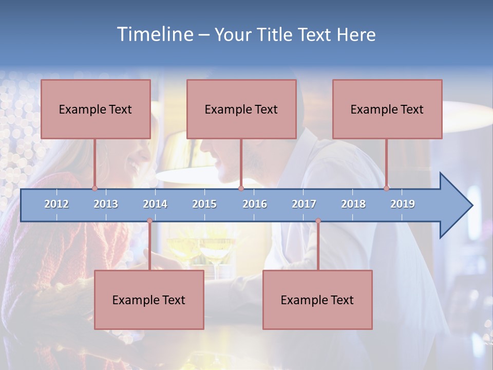 Man Woman People PowerPoint Template