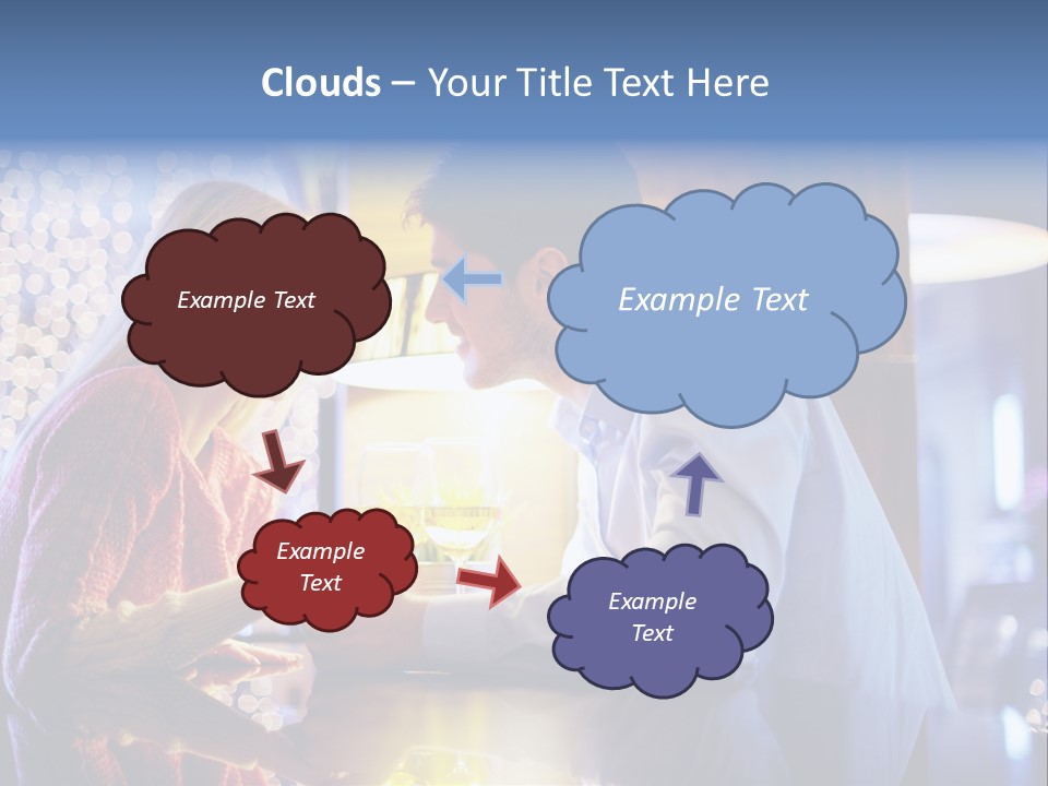 Man Woman People PowerPoint Template