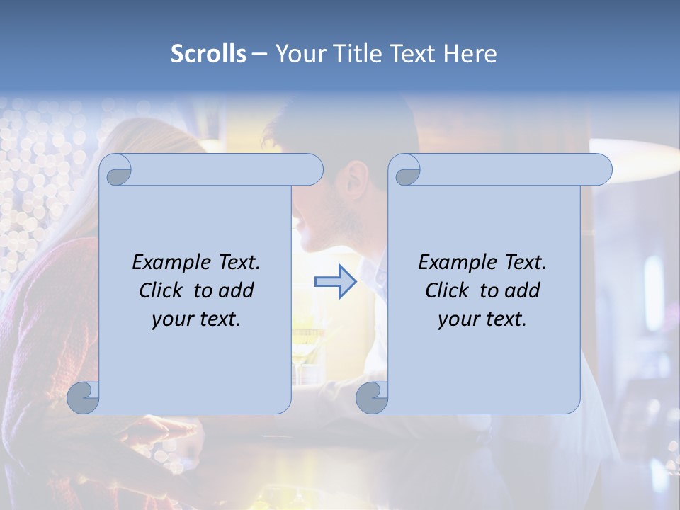 Man Woman People PowerPoint Template