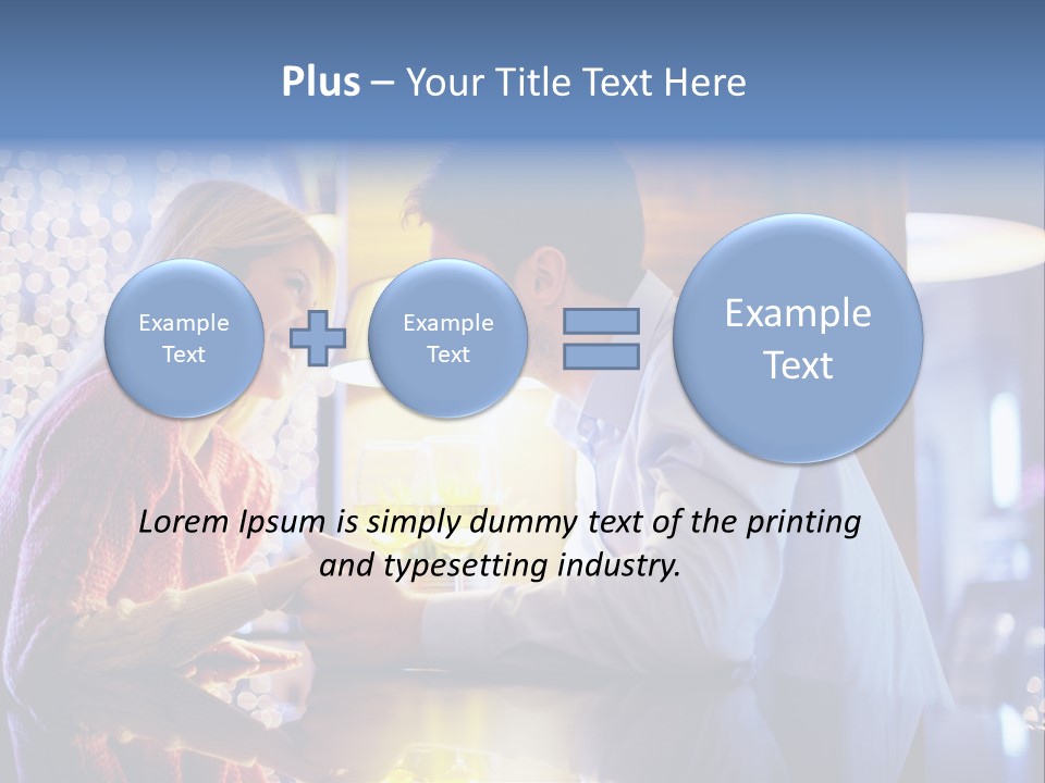 Man Woman People PowerPoint Template