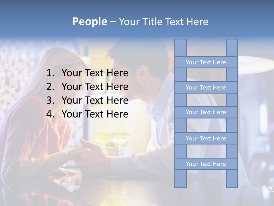 Man Woman People PowerPoint Template