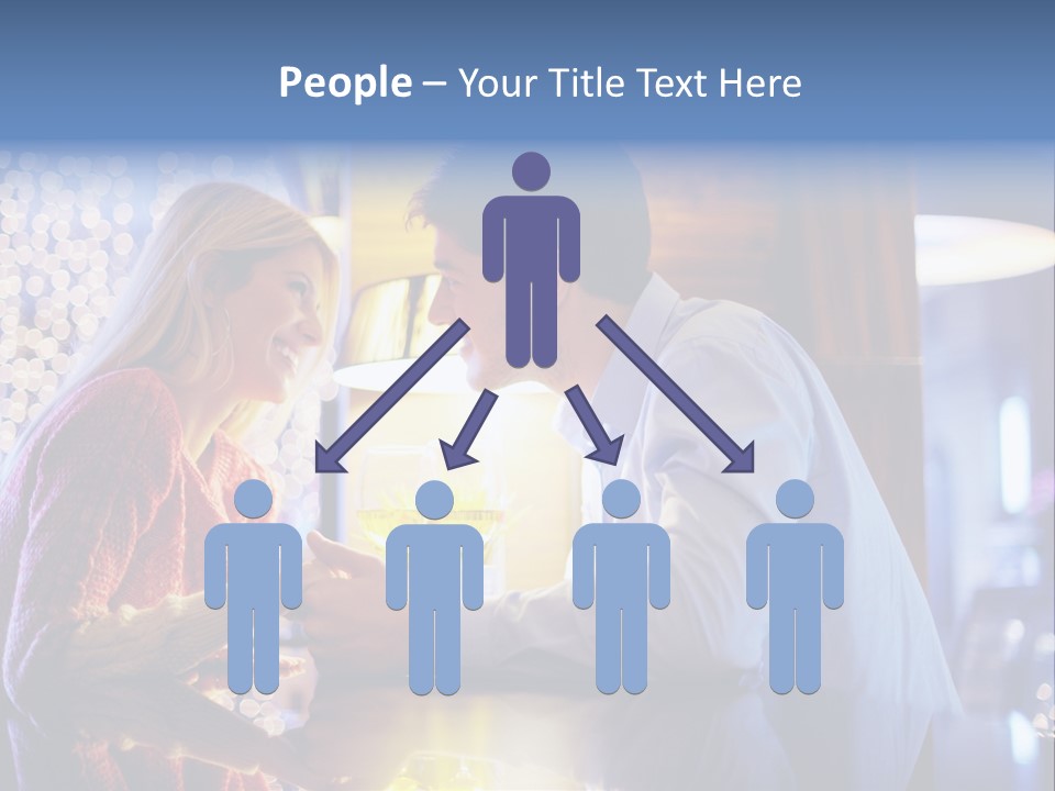 Man Woman People PowerPoint Template