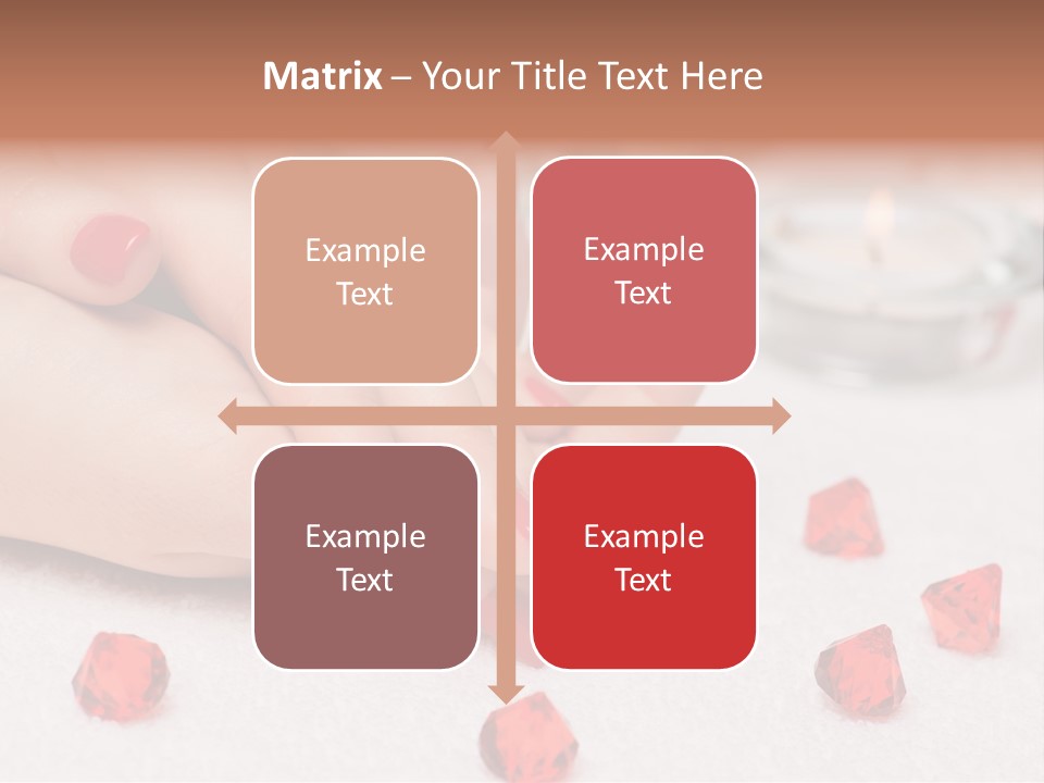 Human Thumb Horizontal Candle PowerPoint Template