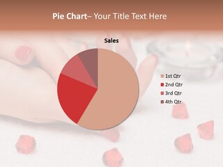 Human Thumb Horizontal Candle PowerPoint Template