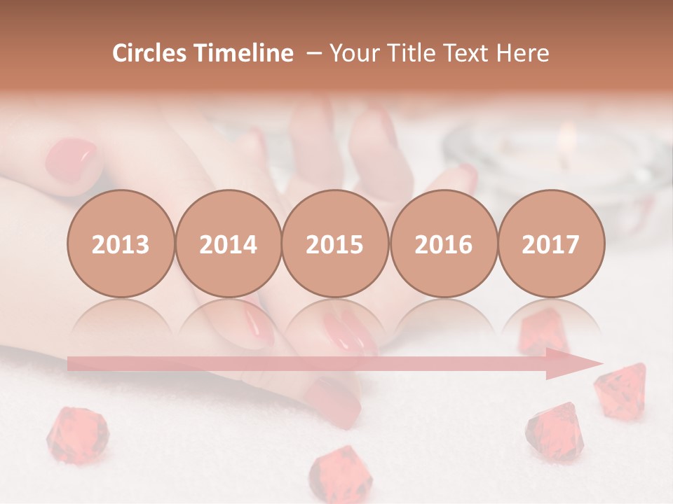 Human Thumb Horizontal Candle PowerPoint Template