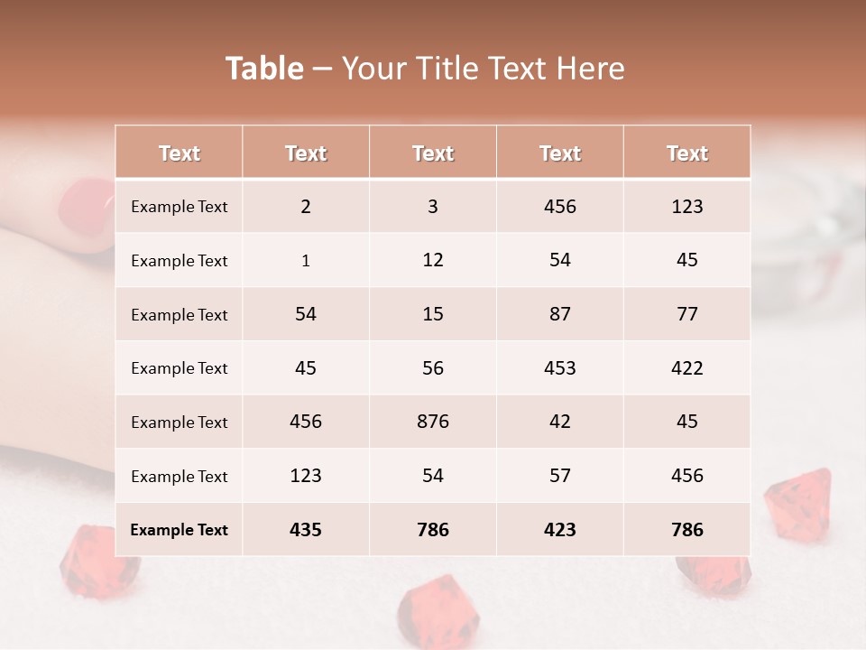 Human Thumb Horizontal Candle PowerPoint Template