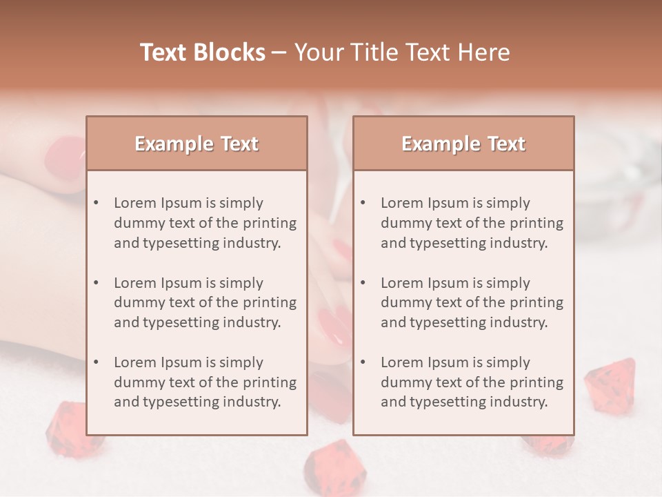 Human Thumb Horizontal Candle PowerPoint Template