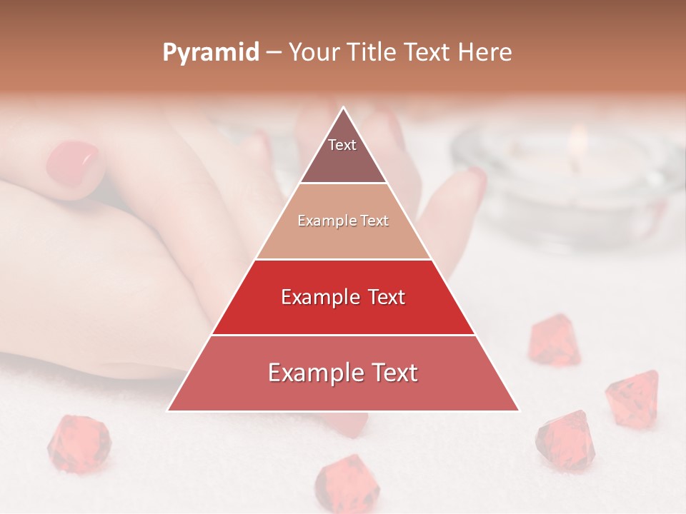 Human Thumb Horizontal Candle PowerPoint Template