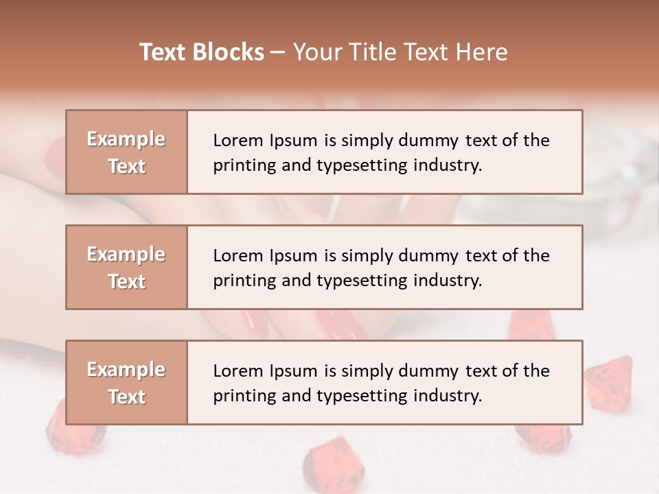 Human Thumb Horizontal Candle PowerPoint Template