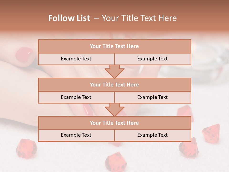 Human Thumb Horizontal Candle PowerPoint Template