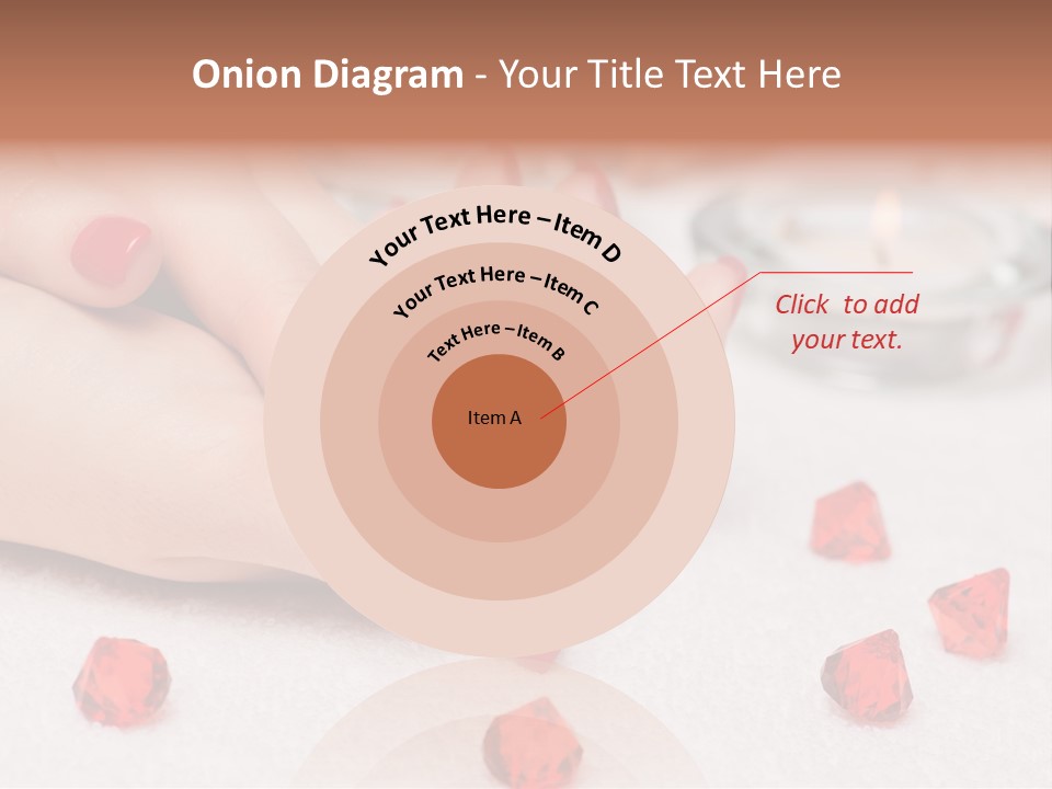 Human Thumb Horizontal Candle PowerPoint Template