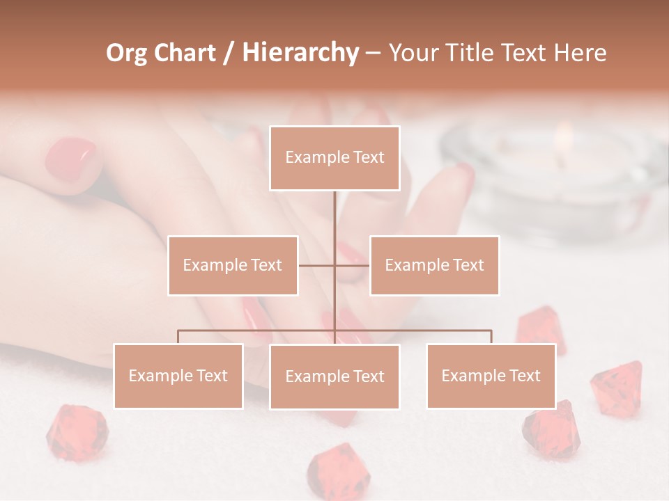 Human Thumb Horizontal Candle PowerPoint Template