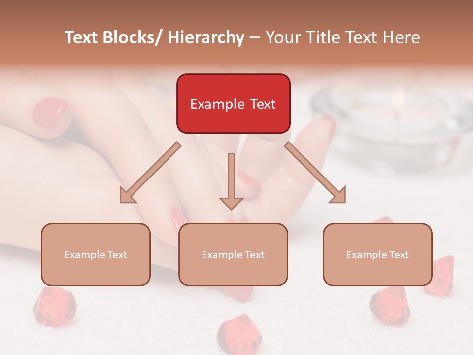 Human Thumb Horizontal Candle PowerPoint Template