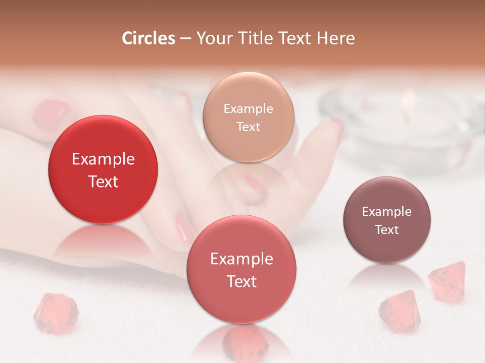 Human Thumb Horizontal Candle PowerPoint Template