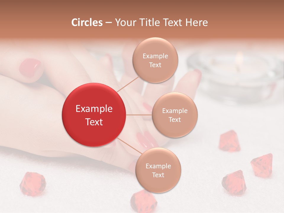 Human Thumb Horizontal Candle PowerPoint Template