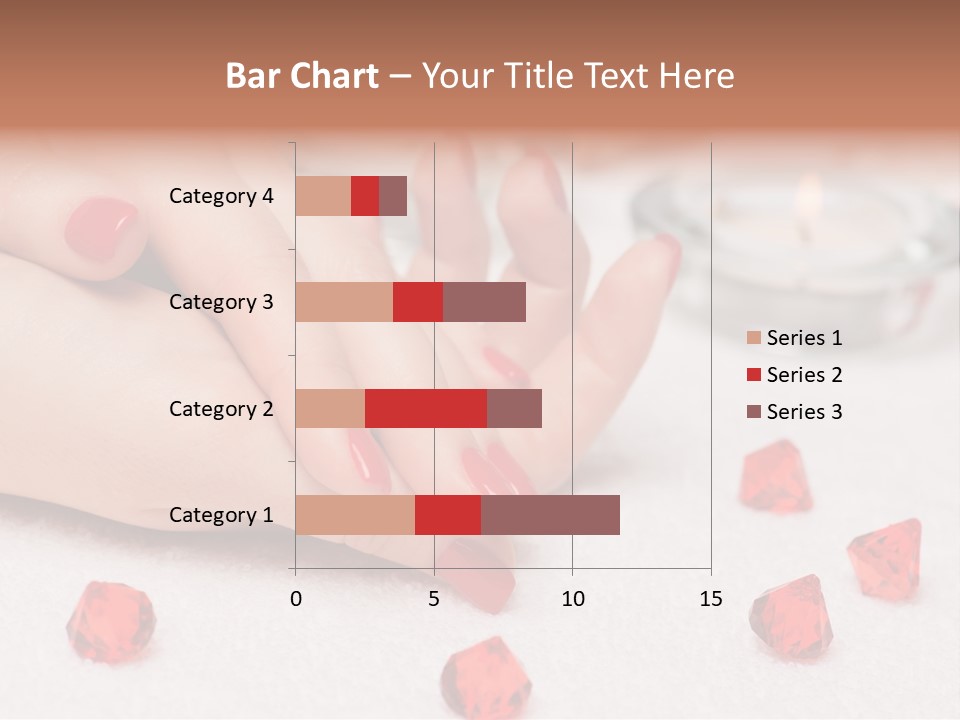 Human Thumb Horizontal Candle PowerPoint Template