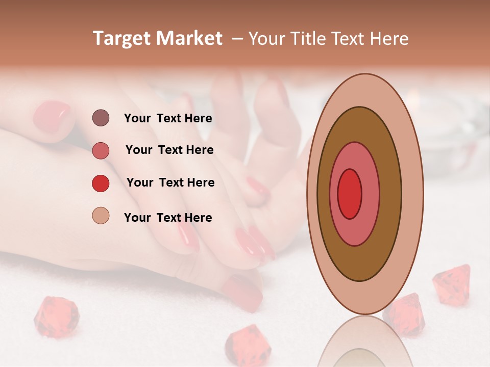 Human Thumb Horizontal Candle PowerPoint Template