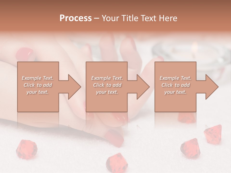 Human Thumb Horizontal Candle PowerPoint Template