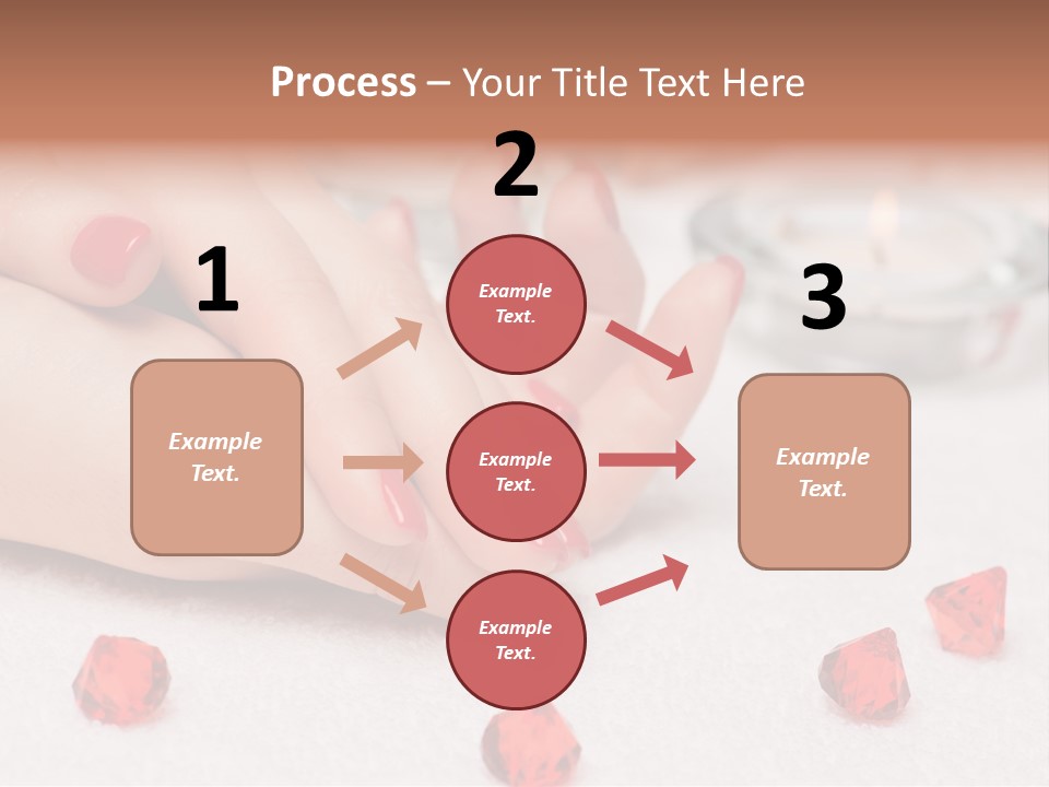 Human Thumb Horizontal Candle PowerPoint Template