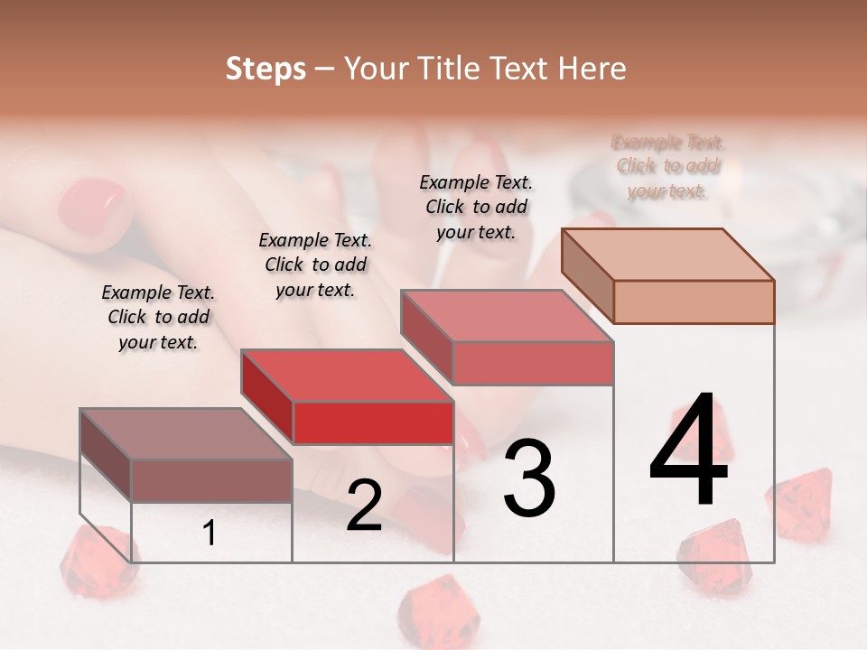 Human Thumb Horizontal Candle PowerPoint Template