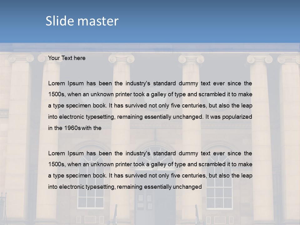 York System Crown PowerPoint Template