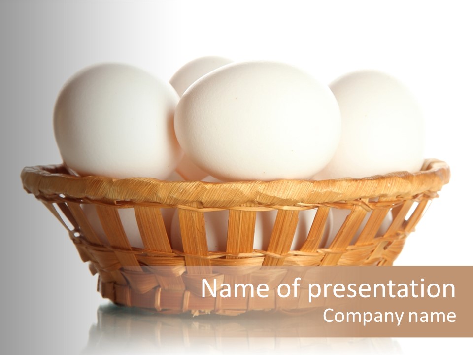 Chicken Yolk Cholesterol PowerPoint Template