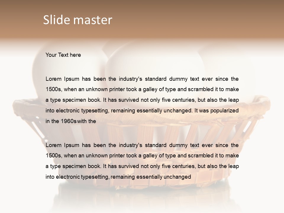 Chicken Yolk Cholesterol PowerPoint Template