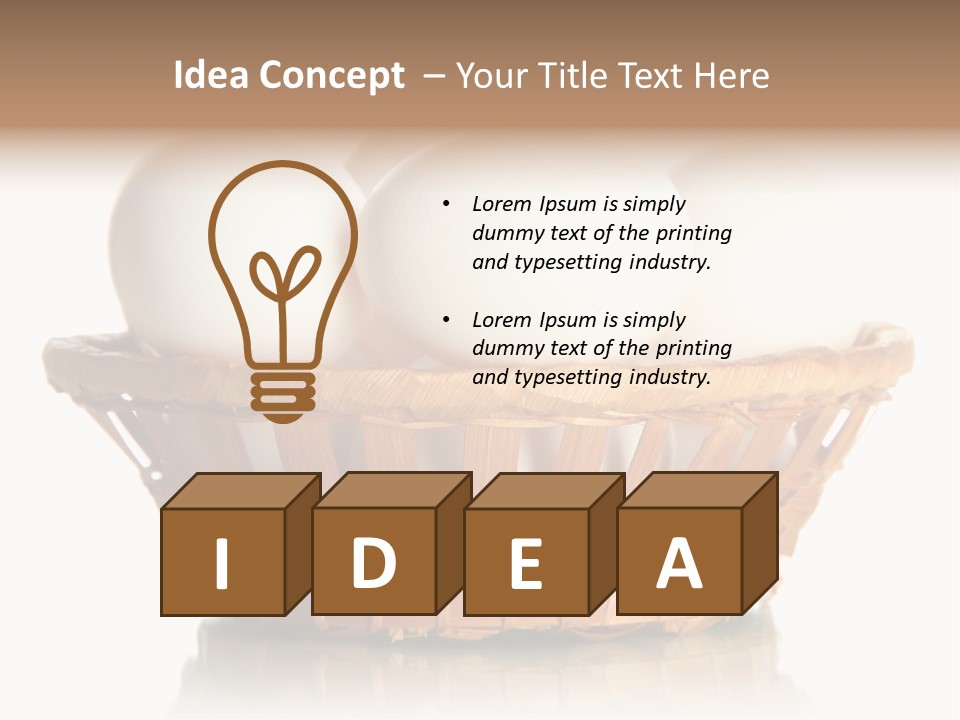 Chicken Yolk Cholesterol PowerPoint Template