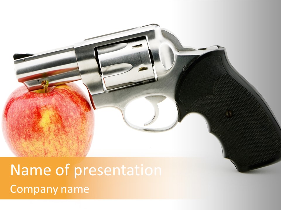 Teacher Law Weapon PowerPoint Template