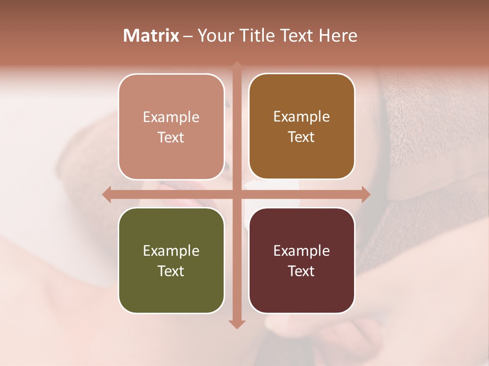 Beautician Brush Recreation PowerPoint Template