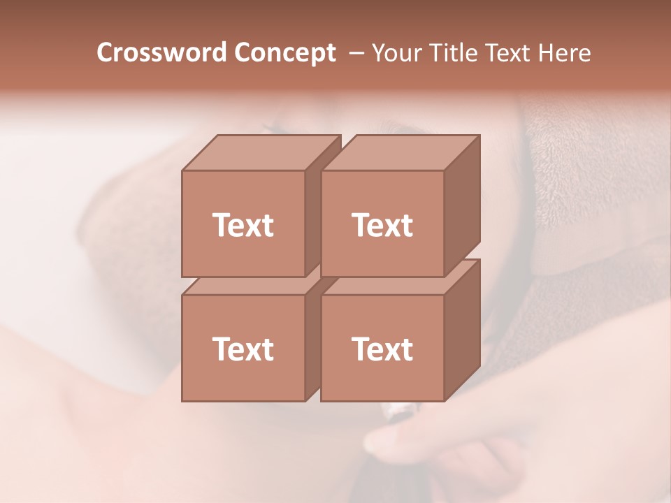 Beautician Brush Recreation PowerPoint Template