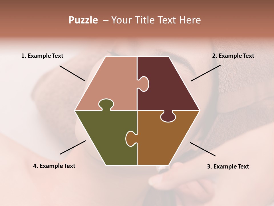 Beautician Brush Recreation PowerPoint Template