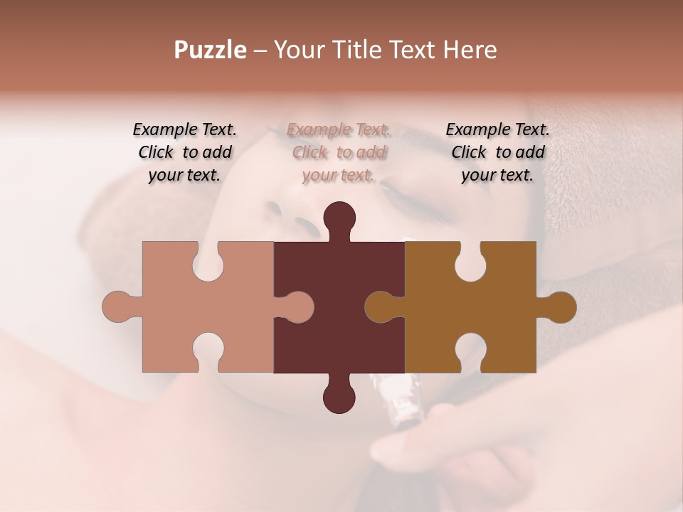 Beautician Brush Recreation PowerPoint Template