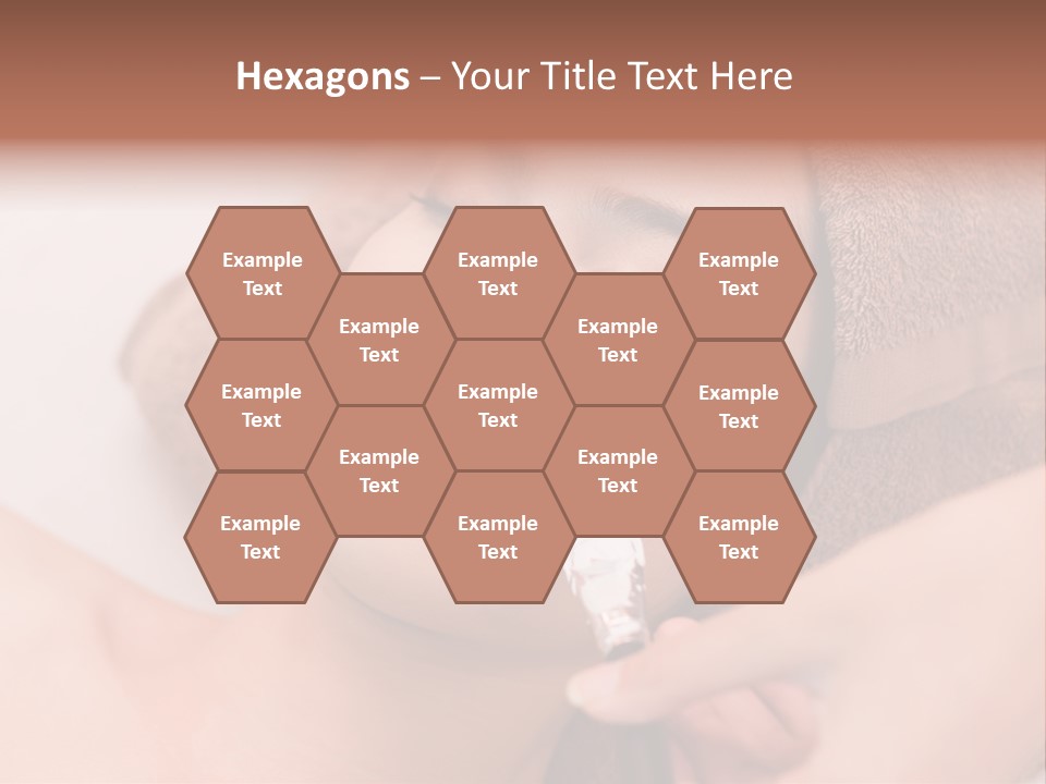 Beautician Brush Recreation PowerPoint Template