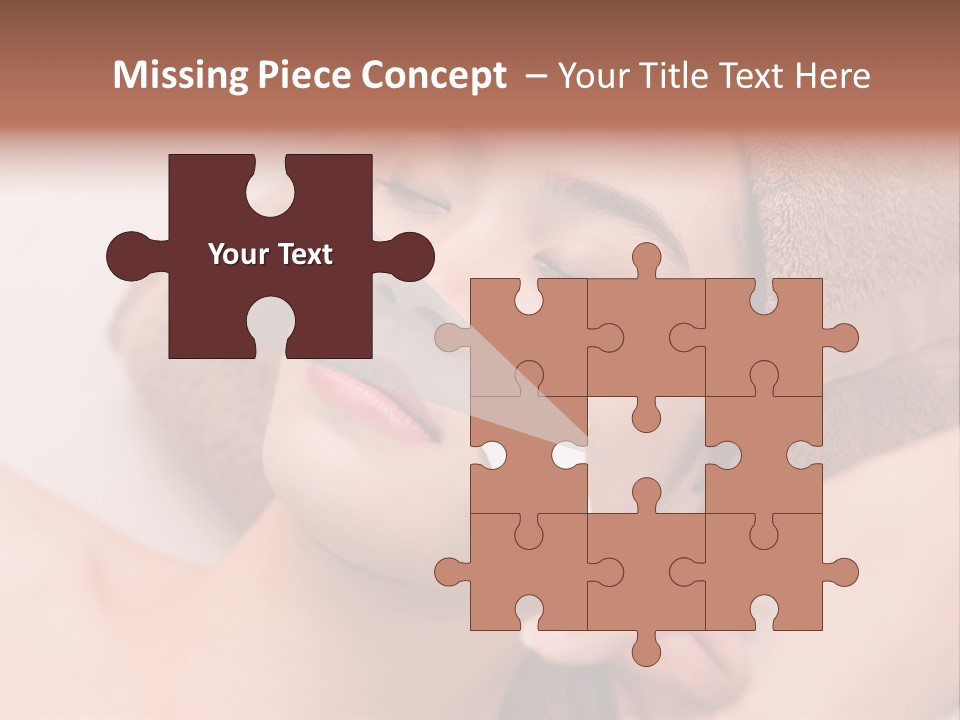 Beautician Brush Recreation PowerPoint Template