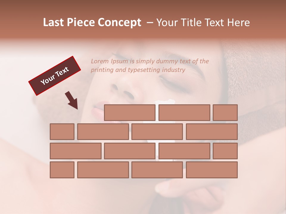 Beautician Brush Recreation PowerPoint Template