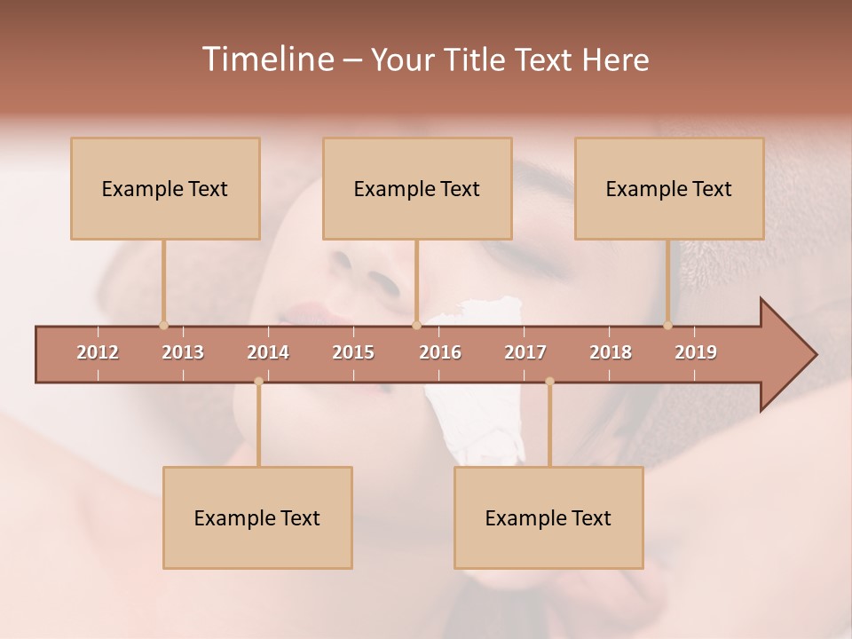 Beautician Brush Recreation PowerPoint Template