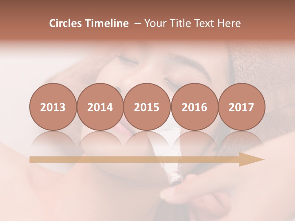 Beautician Brush Recreation PowerPoint Template