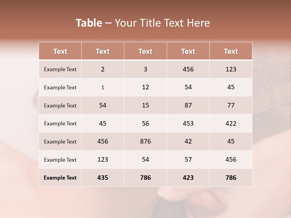 Beautician Brush Recreation PowerPoint Template