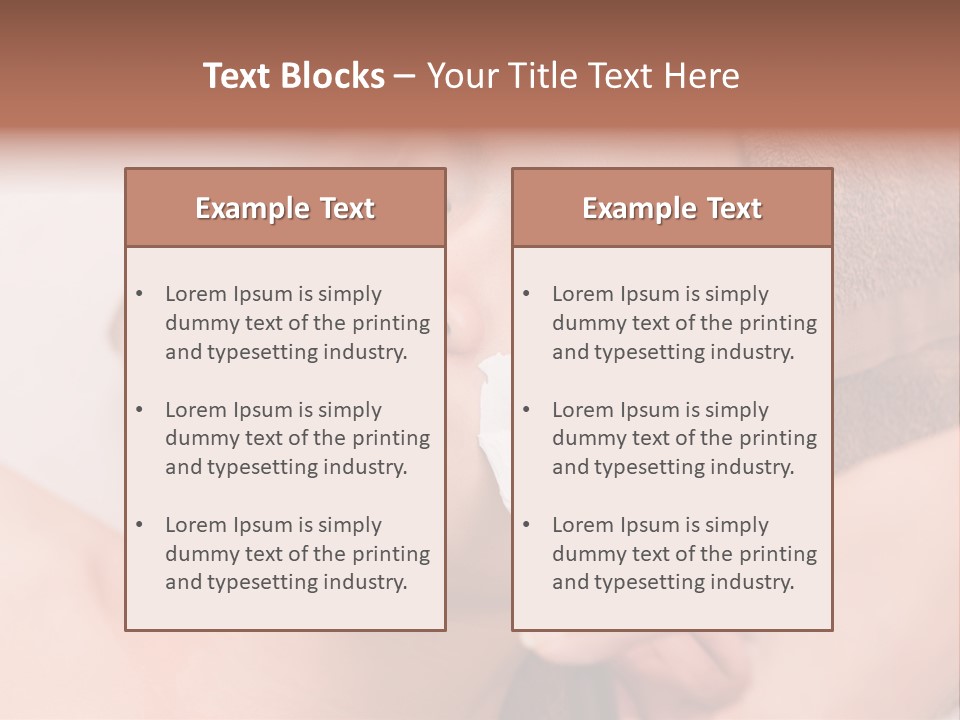 Beautician Brush Recreation PowerPoint Template