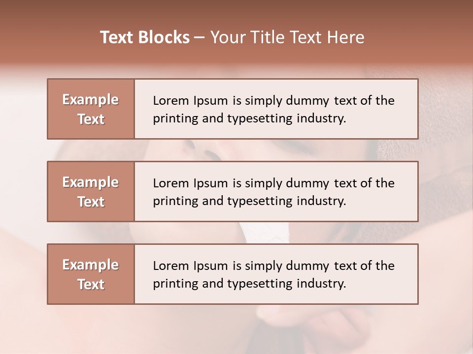 Beautician Brush Recreation PowerPoint Template