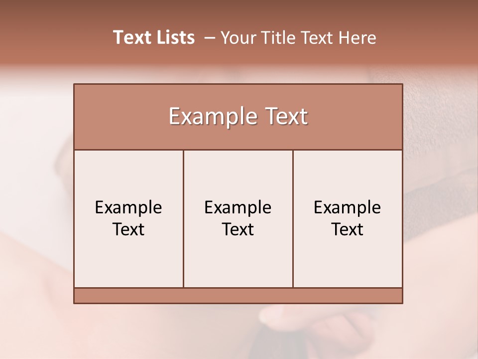 Beautician Brush Recreation PowerPoint Template