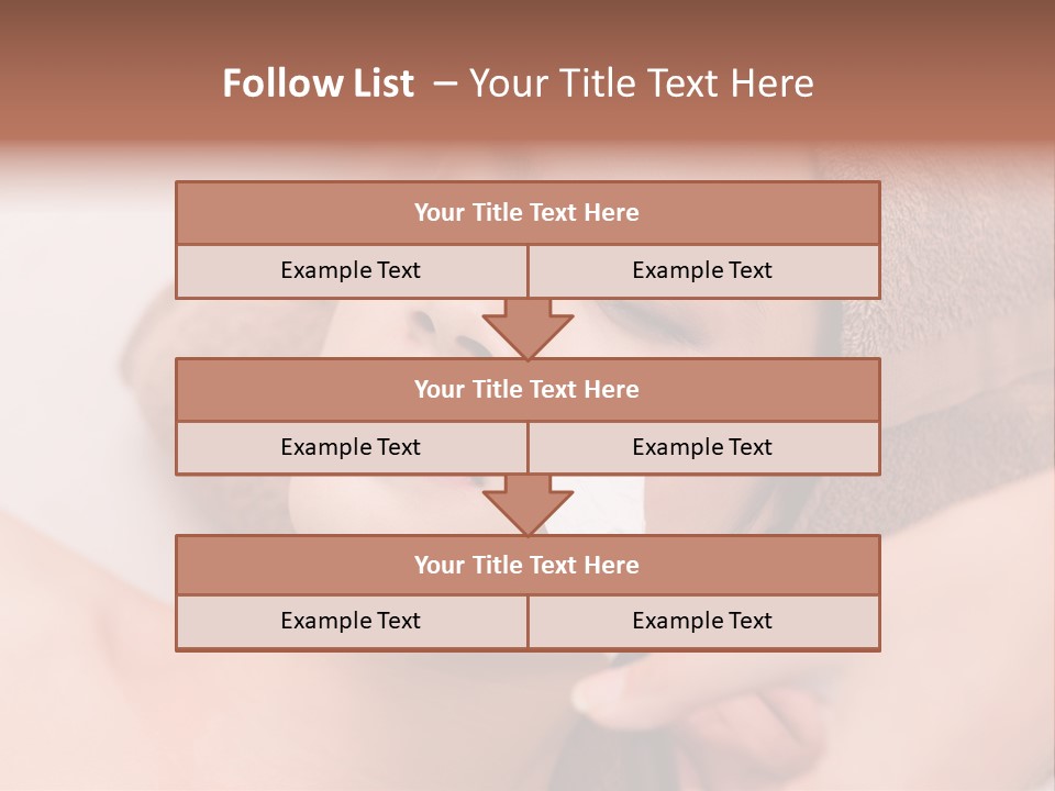 Beautician Brush Recreation PowerPoint Template